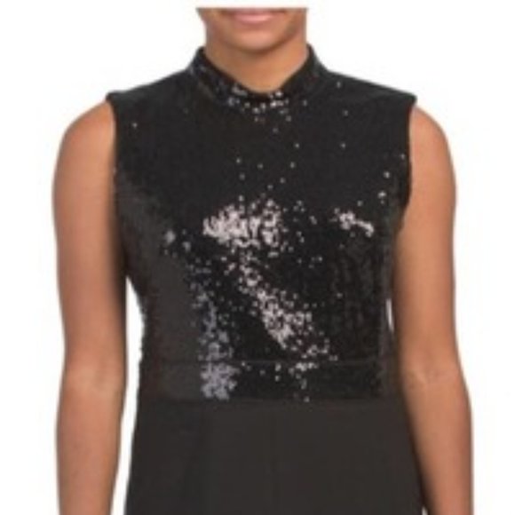 NWT Maggy London black sequin bodice dress, 8 - Picture 5 of 6